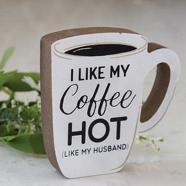 I Like My Coffee Hot Chunky Coffee Cup Sitter - The Fox Decor